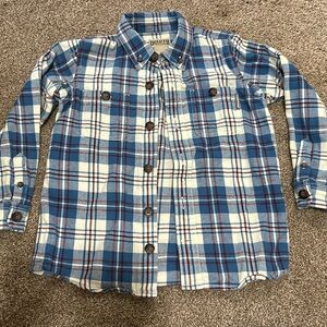 Boys Duluth trading co. Flannel shirt size 4
